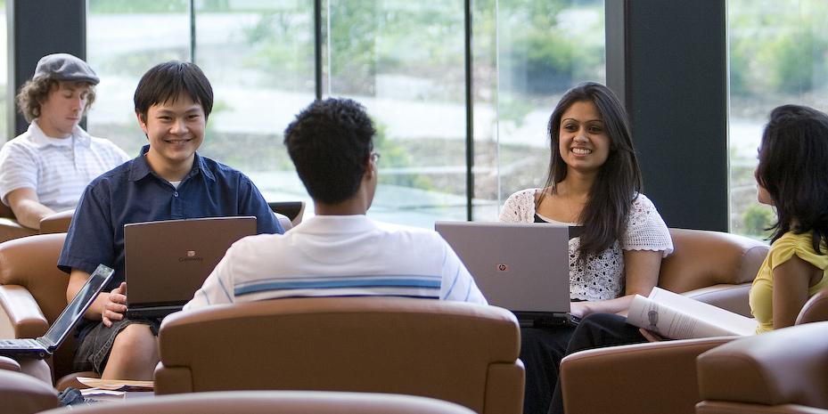 Students In the Library