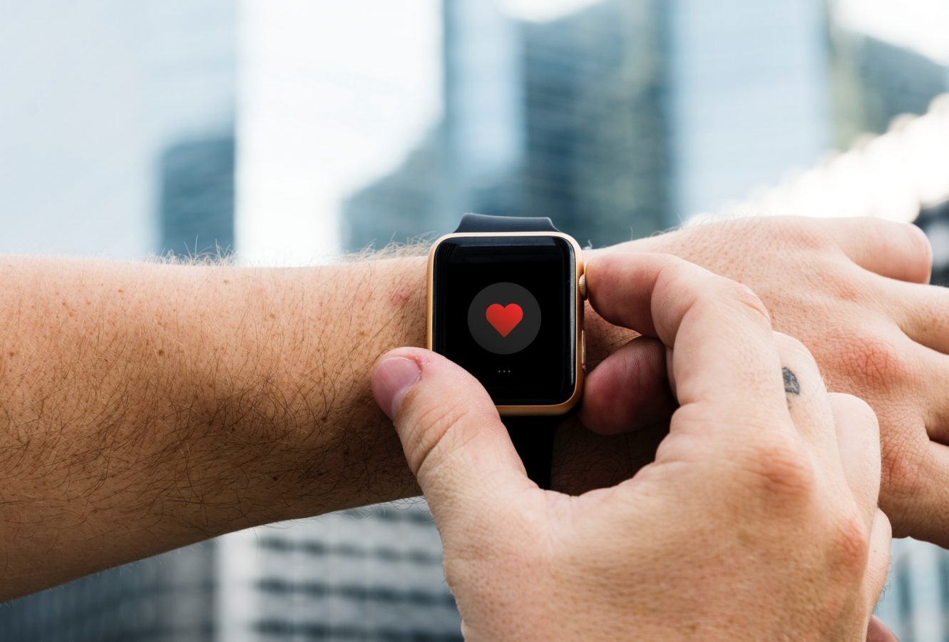 Heart on smart watch