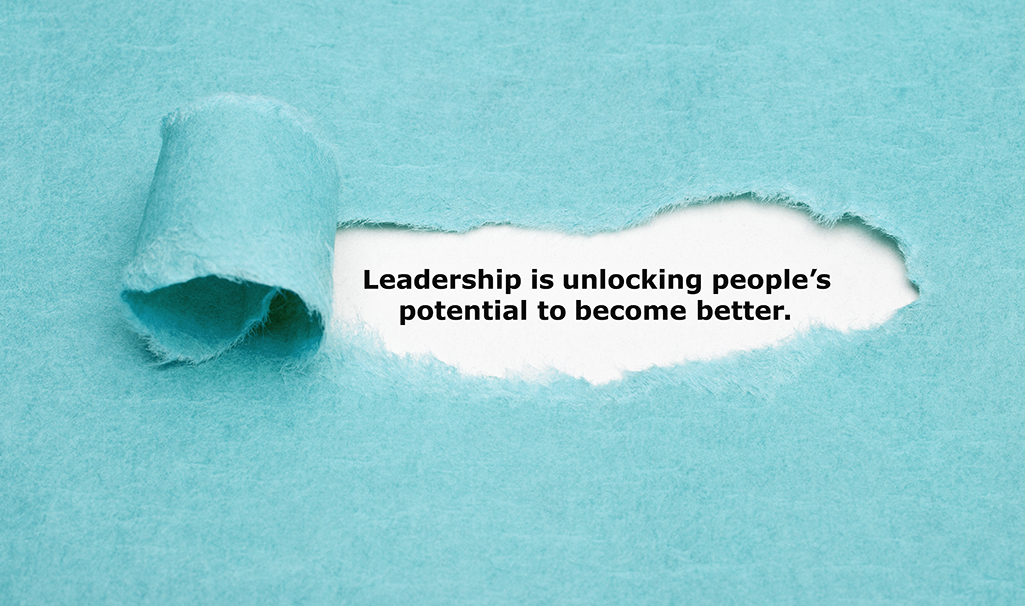 Leadership quote about unlocking potential