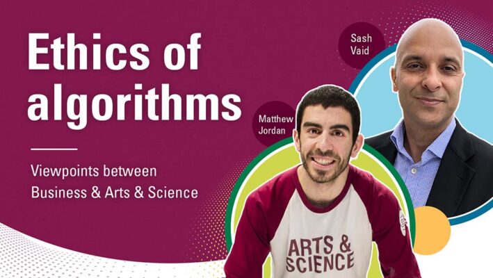 Matthew Jordan and Sash Vaid: Social media ethics and algorithms