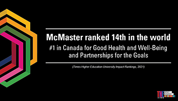 McMaster places 14th in the world in Times Higher Education Impact Rankings