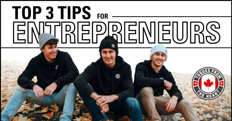 Photo of the founders of Toques from the Heart with the caption Top 3 Tips for Entrepreneurs