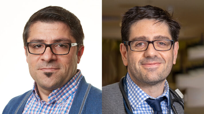 Head shots of Manaf Zargoush and Dan Perri