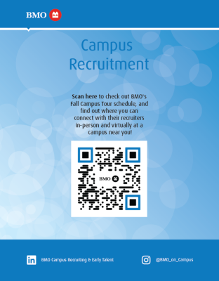 BMO: Fall 2022 'Back to Campus Tour' - DeGroote School of Business