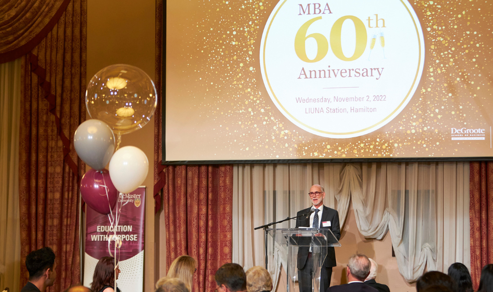 Degroote Celebrates Mba Programs 60th Anniversary Degroote School Of