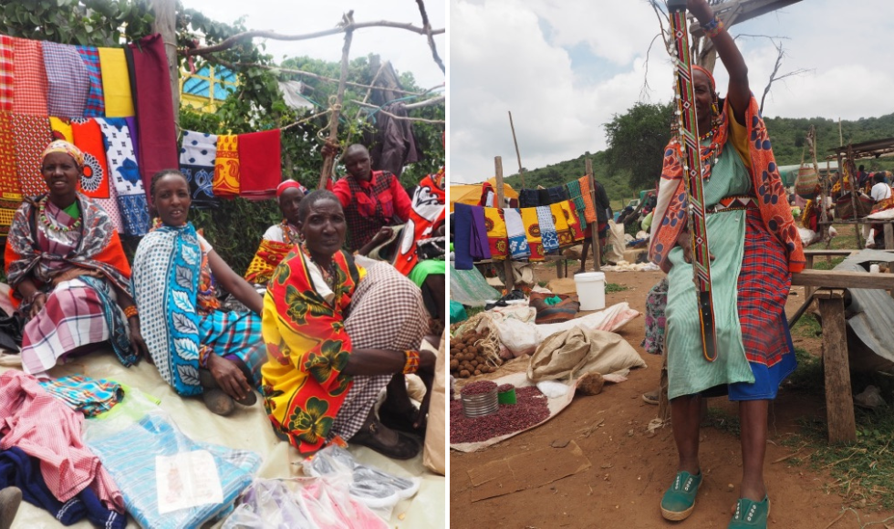 women in a Kenyan community