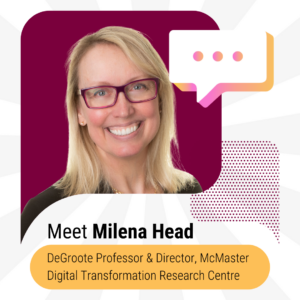 Meet Milena Head, DeGroote Professor & Director, McMaster Digital Transformation Research Centre