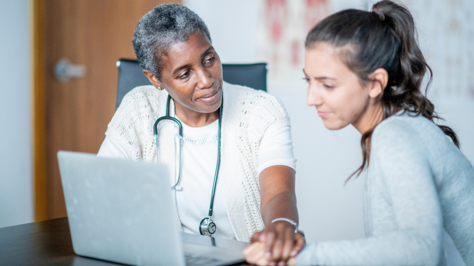 Doctor advising a patient