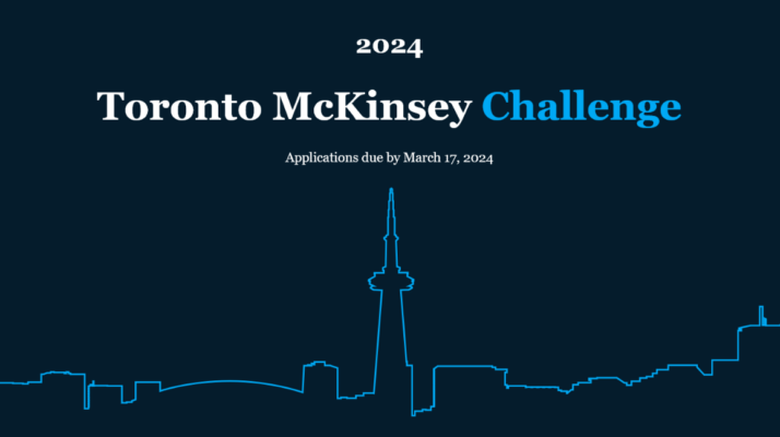 Toronto McKinsey Challenge Event Poster