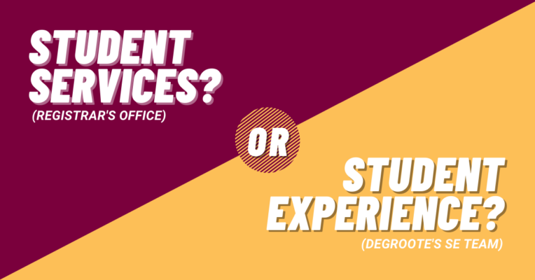 Student Services or Student Experience Graphic