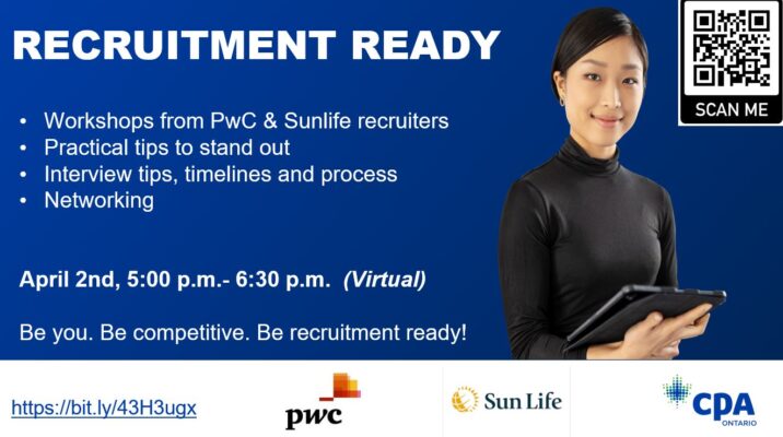 Recruitment Ready event informational graphic